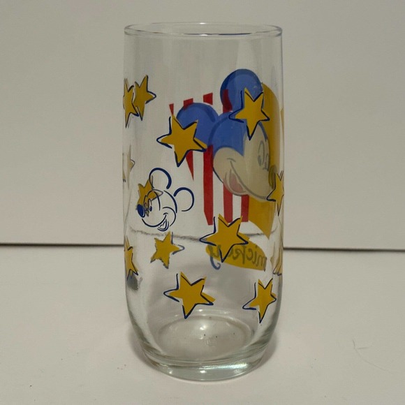 DISNEY/Anchor Hocking "MICKEY MOUSE" Glass-Excellent Condition-6 inches. - Picture 2 of 7
